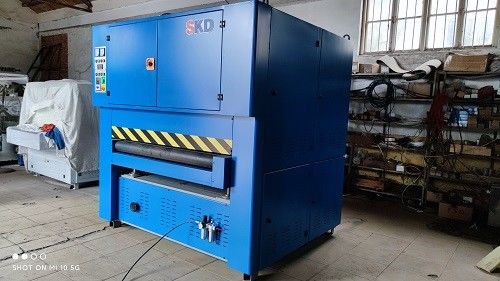 MS13RR 2 Heads Large Belt Sander Machine 380V 50HZ Wide Belt Grinder